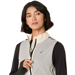 Asics Metarun Packable Gilet Women Cream ג'קט ריצה לנשים