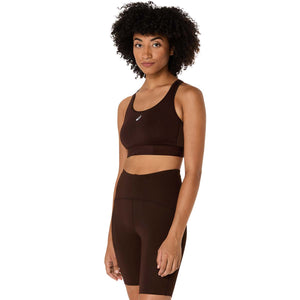 Asics Road Compression Bra Women Coffee גופיית ריצה לנשים