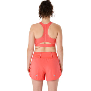 Asics Road Compression Bra Women Coral Reef גופיית ריצה לנשים
