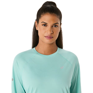 Asics Road Lite-Show Ls Top Women Oasis Green חולצת ריצה לנשים