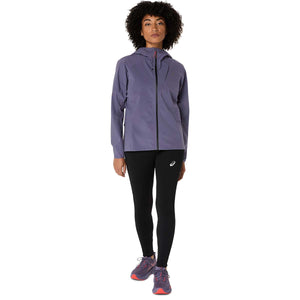 Asics Metarun Waterproof Jacket Women Greyish Purple מעיל ריצה לנשים