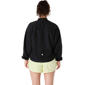 Asics Nagino Run Adjustable Jacket Women Performance Black ג'קט ריצה לנשים