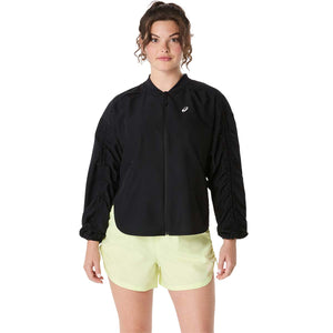 Asics Nagino Run Adjustable Jacket Women Performance Black ג'קט ריצה לנשים