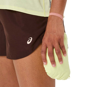 Asics Nagino Run Adjustable Jacket Women Huddle Yellow ג'קט ריצה לנשים