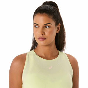 Asics Nagino Run Adjustable Tank Women Huddle Yellow Heather גופיה לנשים אסיקס