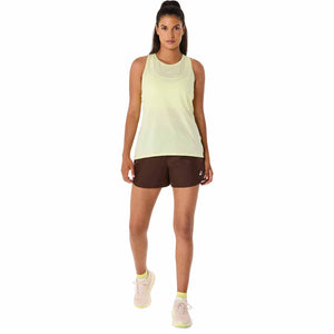 Asics Nagino Run Adjustable Tank Women Huddle Yellow Heather גופיה לנשים אסיקס