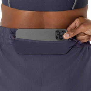 Asics Nagino 4In Run Short Woman Indigo Fog Monument Blue מכנסי ריצה לנשים