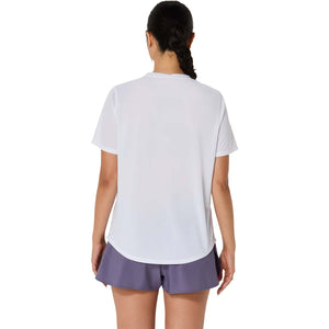 Asics Core Ss Top Women Brilliant White חולצת אסיקס לנשים