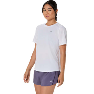 Asics Core Ss Top Women Brilliant White חולצת אסיקס לנשים