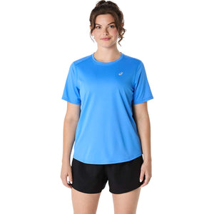 Asics Core Ss Top Women Blue Coast חולצת ריצה אסיקס לנשים