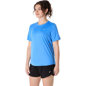 Asics Core Ss Top Women Blue Coast חולצת ריצה אסיקס לנשים