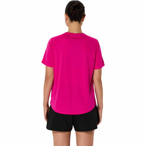Asics Core Ss Top Women Pink Rave חולצת ריצה לנשים אסיקס