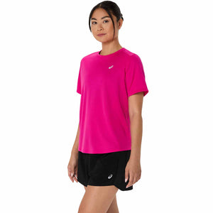 Asics Core Ss Top Women Pink Rave חולצת ריצה לנשים אסיקס