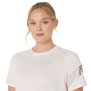 Asics Icon Ss Top Woman Birch חולצת ריצה קצרה אסיקס לנשים