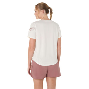Asics Icon Ss Top Woman Birch חולצת ריצה קצרה אסיקס לנשים