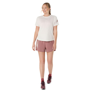 Asics Icon Ss Top Woman Birch חולצת ריצה קצרה אסיקס לנשים