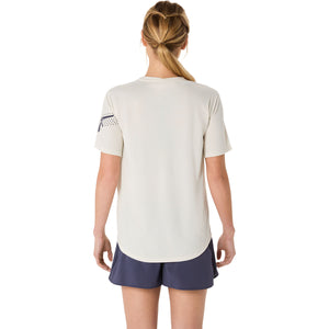 Asics Icon Ss Top Women Birch חולצת ריצה לנשים אסיקס
