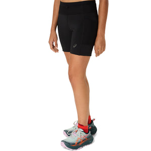 Asics Fujitrail Elite Sprinter Woman Performance Black מכנסי ריצה קצרים אסיקס לנשים