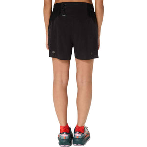 Asics Fujitrail Elite Short Woman Performance Black מכנס ריצה לנשים