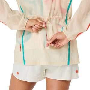 Asics Limited Series Road Packable Jacket Women Birch מעיל ריצה מתקפל לנשים