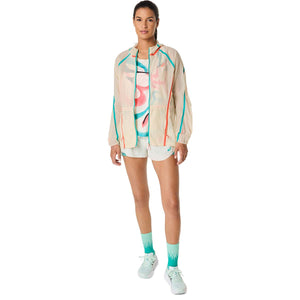 Asics Limited Series Road Packable Jacket Women Birch מעיל ריצה מתקפל לנשים