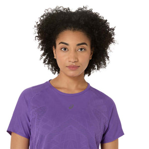 Asics Metarun Ss Top Woman Edo Purple חולצת ריצה אסיקס לנשים