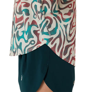 Asics Road All Over Print Ss Top Women חולצת נשים אסיקס