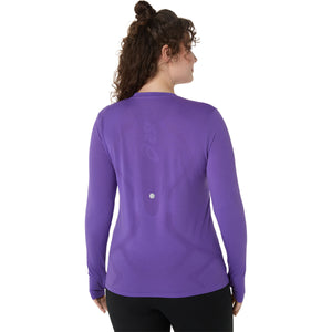 Asics Road Seamless Ls Top Woman Edo Purple חולצת ריצה לנשים