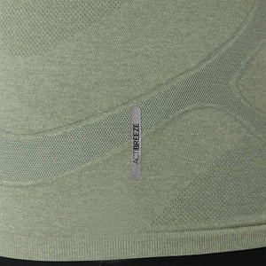 Asics Road Seamless Ss Top Woman Lichen Rock Monument Blue חולצת ריצה אסיקס לנשים