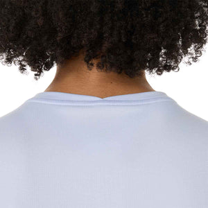 Asics Fujitrail Logo Ss Top Woman Blue Fade חולצת ריצה קצרה לנשים