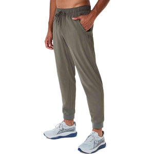 Asics Feel Strech Woven Pant Men Truffle Grey מכנסי ריצה לגברים