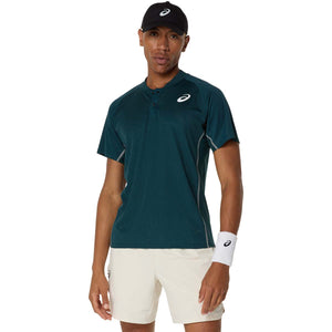 Asics Match Actibreeze Polo-Shirt Men Saxon Green חולצת טניס לגברים