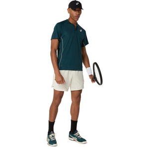 Asics Match Actibreeze Polo-Shirt Men Saxon Green חולצת טניס לגברים