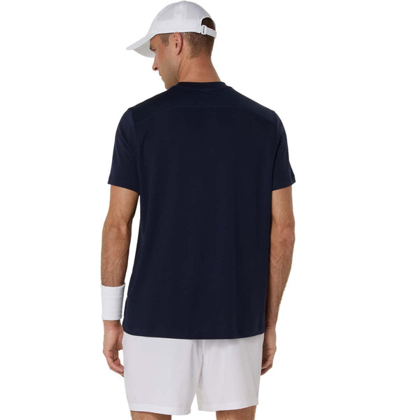 Asics Court Ss Top Man Midnight חולצת טניס לגברים