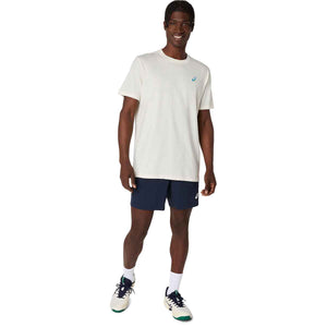 Asics Graphic Ss Top Man Cream חולצת טניס אסיקס לגברים