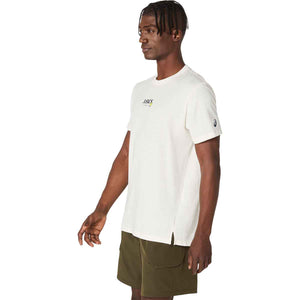 Asics Game Seasonal Graphic Tee Man Cream חולצת אסיקס לגברים