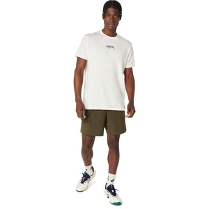 Asics Game Seasonal Graphic Tee Man Cream חולצת אסיקס לגברים