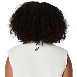 Asics Game Seasonal Graphic Top Women Cream גופיית טניס לנשים