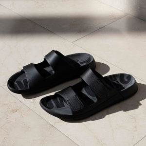 Ecco 2Nd Cozmo Black אקו כפכפי נשים