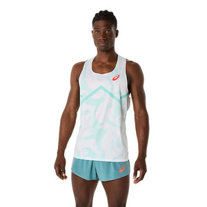Asics Light Knit Singlet Men Soothing Sea גופיית ריצה לגברים