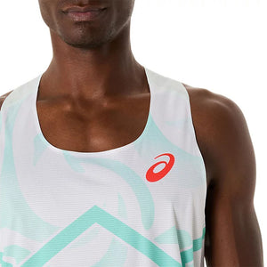 Asics Light Knit Singlet Men Soothing Sea גופיית ריצה לגברים