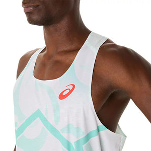 Asics Light Knit Singlet Men Soothing Sea גופיית ריצה לגברים