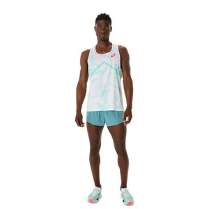 Asics Light Knit Singlet Men Soothing Sea גופיית ריצה לגברים