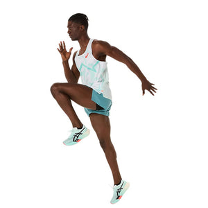 Asics Light Knit Singlet Men Soothing Sea גופיית ריצה לגברים