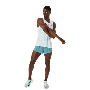 Asics Light Knit Singlet Men Soothing Sea גופיית ריצה לגברים