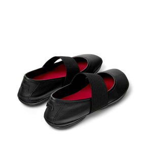 Camper Right Nina Black Leather Ballerinas for Women מוקסין קמפר לנשים כפכפי נשים