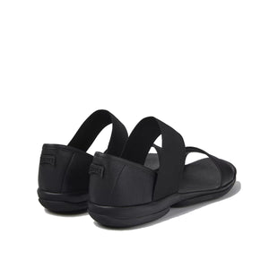 Camper Right Black Leather Women's Sandal סנדלי קמפר לנשים