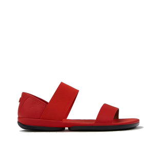 Camper Right Red Leather Sandals for Women סנדלי קמפר לנשים