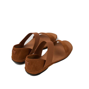 Camper Right Brown Nubuck Sandals for Women סנדלי קמפר לנשים