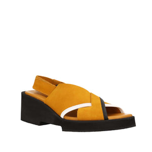 Arche RIANNY NAKA NUBUCK NOIR KARI BLANC סנדלי ארצ' לנשים